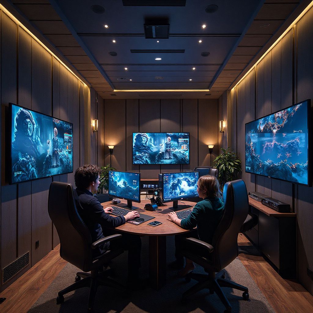 Private team rooms for professional training and practice