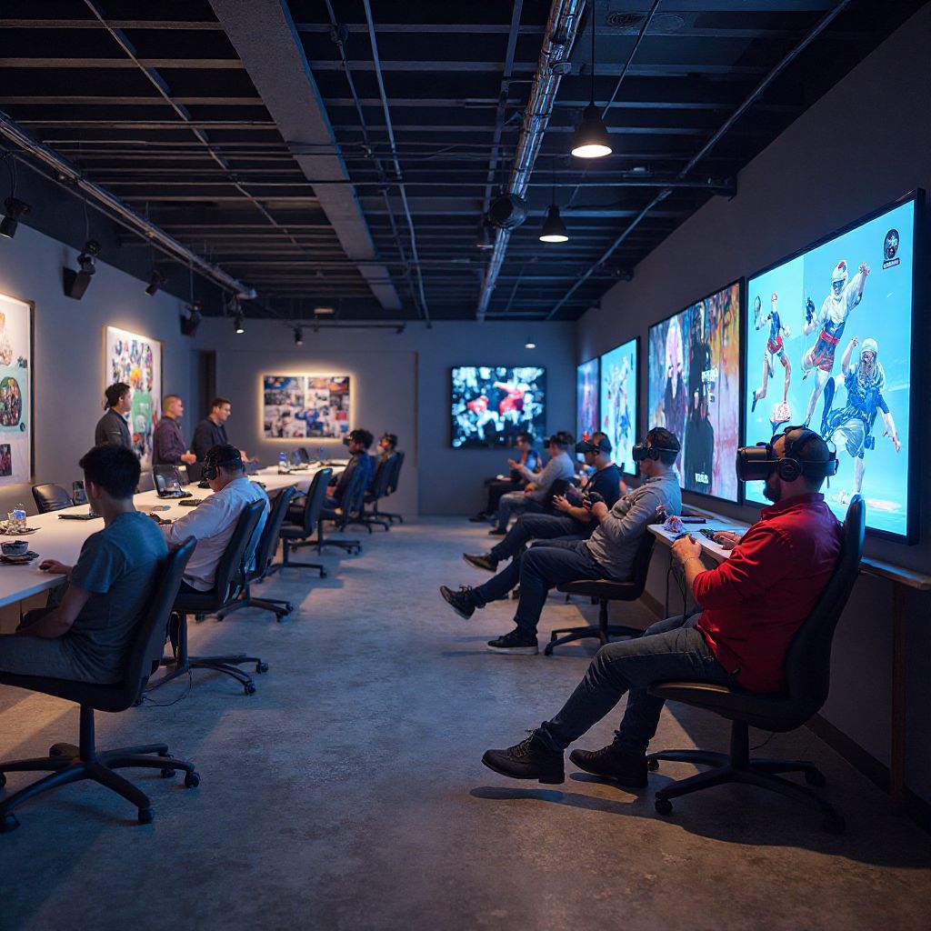 Virtual reality gaming zone